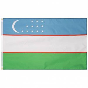 Usbekistan Flagge MUWO "Nations Together" 90 x 150 cm