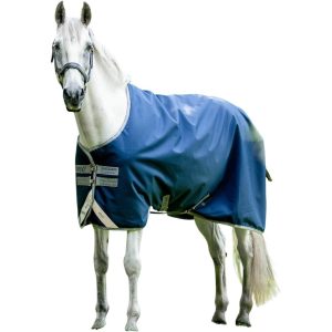 Horseware Ireland Outdoordecke 0g Amigo® Bravo 12 Original Regendecke Navy/Titanium Grey & Silver 130 (6'0) | kavalio - für mich und mein Pferd