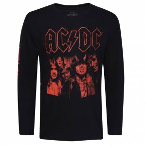 ACDC HIGHWAY TO HELL Herren Langarmshirt POMLT246BLK