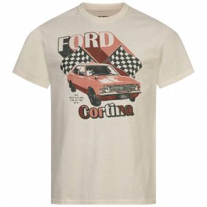 FORD CORTINA Herren T-Shirt POMTS372NAT