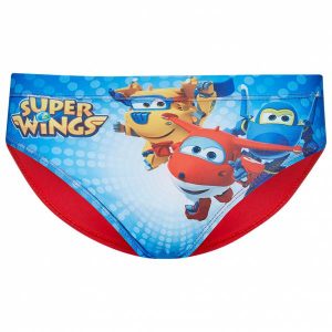 Super Wings Jungen Badehose Slip QE1751-red