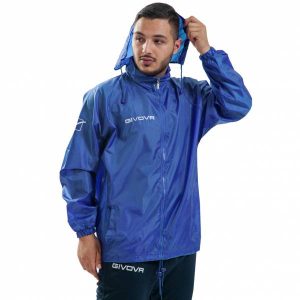 Givova Regenjacke "Rain Basico" blau