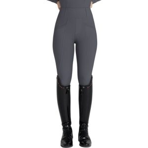 Maximilian Equestrian Reitleggings Damen Full-Grip Pro Riding Leggings Graphite XXS | kavalio - für mich und mein Pferd