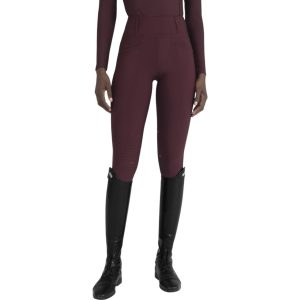 Maximilian Equestrian Reitleggings Damen Full-Grip Pro Riding Leggings Burgundy XL | kavalio - für mich und mein Pferd