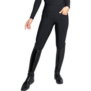 Maximilian Equestrian Reitleggings Damen Knee-Grip Pro Riding Leggings Black XS | kavalio - für mich und mein Pferd
