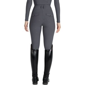 Maximilian Equestrian Reitleggings Damen Knee-Grip Pro Riding Leggings Graphite XS | kavalio - für mich und mein Pferd
