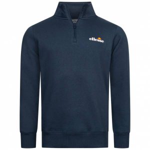 ellesse Benevento Herren 1/4-Zip Sweatshirt SOP23856-Navy