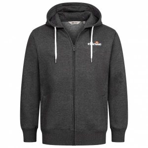 ellesse Klemerio Full Zip Herren Kapuzen Sweatjacke SOP23857-Dk Grey