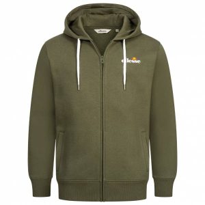ellesse Klemerio Full Zip Herren Kapuzen Sweatjacke SOP23857-Khaki