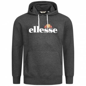 ellesse Monesiglio Hoody Herren Kapuzen Sweatshirt SOP23865-Dk Grey