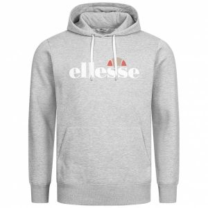 ellesse Monesiglio Hoody Herren Kapuzen Sweatshirt SOP23865-Lt Grey Marl