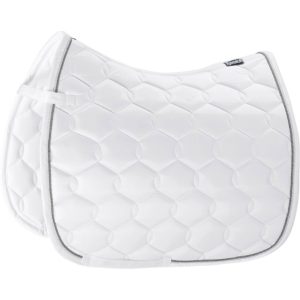 Eskadron Schabracke Glossy Wave Kontrast Sattelunterlage White VS | kavalio - für mich und mein Pferd
