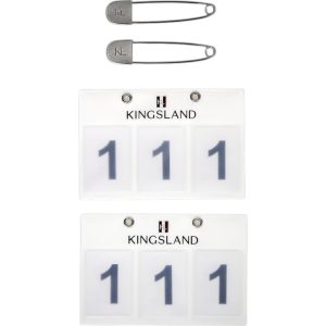 Kingsland Startnummern Classic 2er Pack White | kavalio - für mich und mein Pferd
