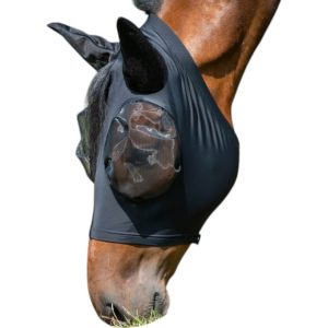 BUSSE Fliegenmaske Twin Fit Flexi Schwarz VB | kavalio - für mich und mein Pferd