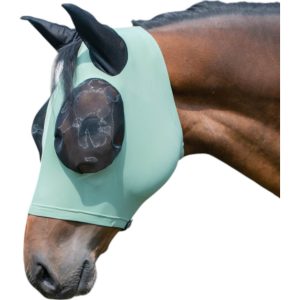 BUSSE Fliegenmaske Twin Fit Flexi Olive SH | kavalio - für mich und mein Pferd