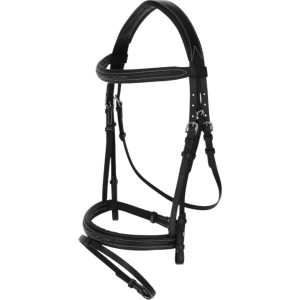 Covalliero Trensenzaum Classic englisch kombiniert Trense Schwarz Pony | kavalio - für mich und mein Pferd