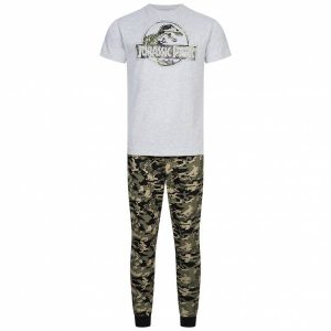 JURASSIC PARK Camo Herren Pyjama Set UNMLN035MUL