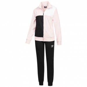 Umbro Premium Damen Trainingsanzug UOS32077S-Black-Pink