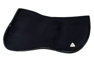 Acavallo Sattelunterlage Memory Foam Halfpad (hinten erhöht) Schwarz M | kavalio - für mich und mein Pferd