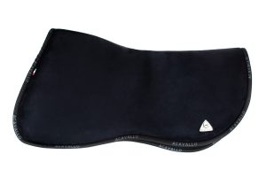 Acavallo Sattelunterlage Memory Foam Halfpad (vorne erhöht) Schwarz M | kavalio - für mich und mein Pferd