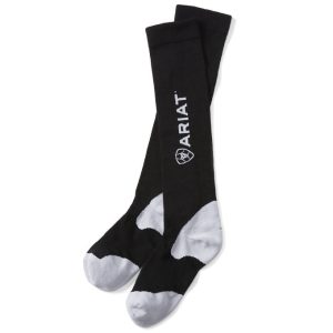 Ariat AriatTEK Performance Socks Black/ White | kavalio - für mich und mein Pferd