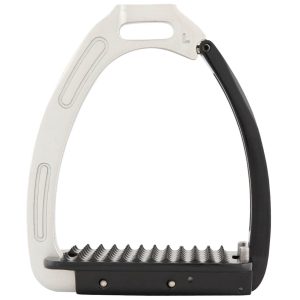 BR Steigbügel Lavarone Silber/ Schwarz 12 cm | kavalio - für mich und mein Pferd