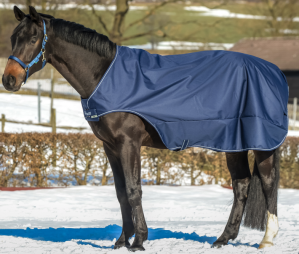 Bucas Führanlagendecke Walker Navy/Silver L (145cm) | kavalio - für mich und mein Pferd