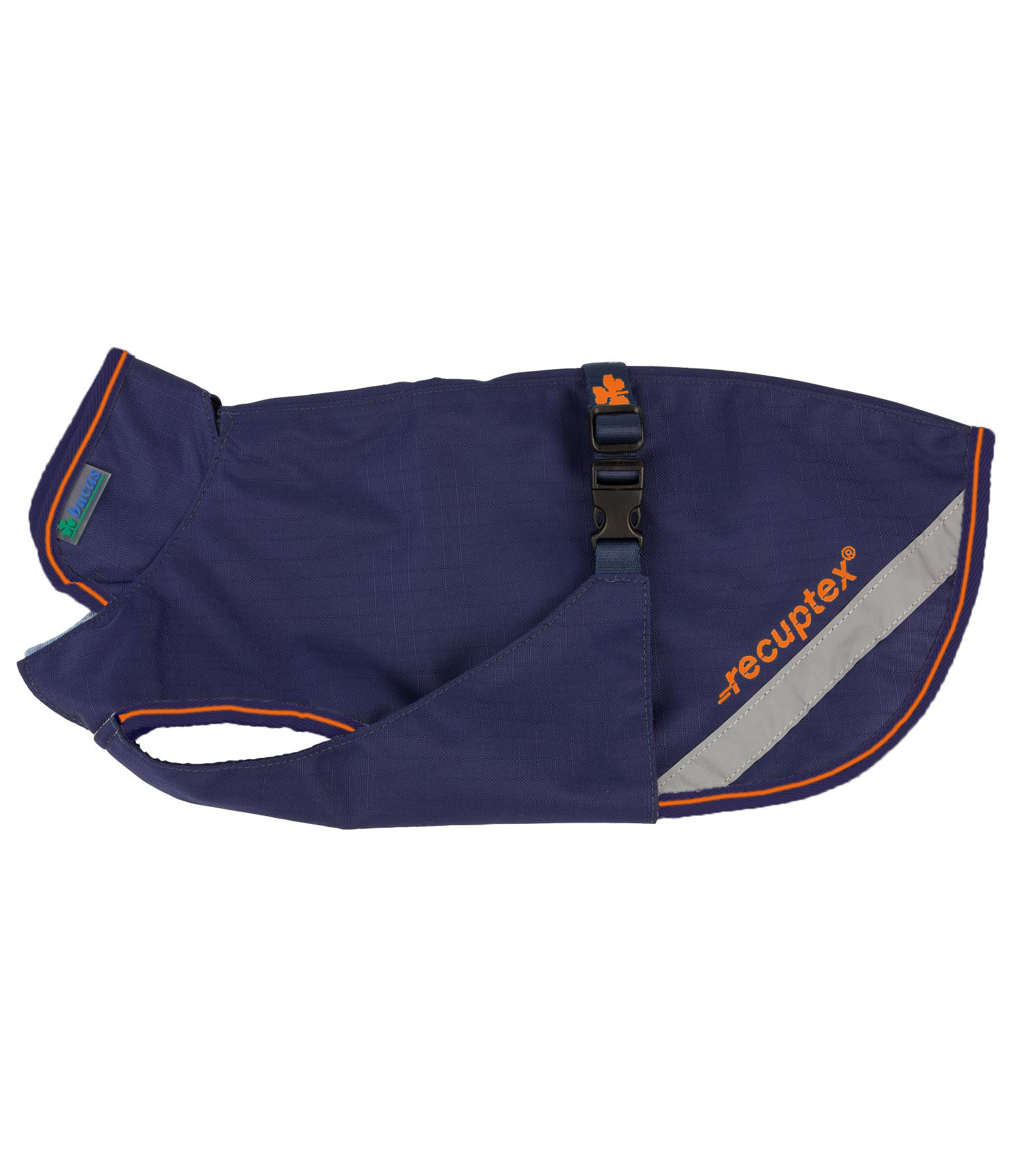 Bucas Hundedecke 0g Therapy Dog Rug Hundemantel Navy/Orange 70cm | kavalio - für mich und mein Pferd – Bild 2