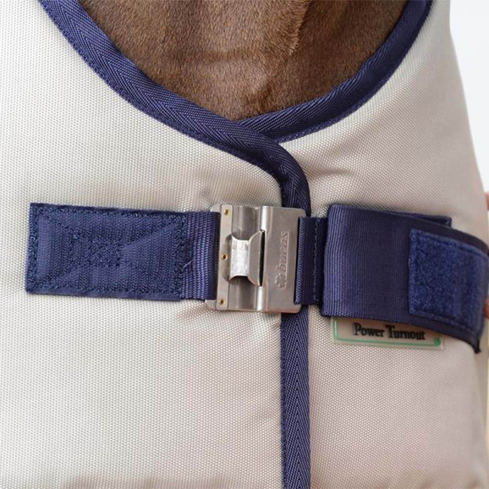 Bucas Outdoordecke 150g Power Turnout Weidedecke Silver 170 | kavalio - für mich und mein Pferd – Bild 2