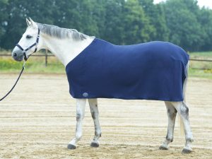 BUSSE Abschwitzdecke Basic II Funktionsmaterial Navy 125 | kavalio - für mich und mein Pferd