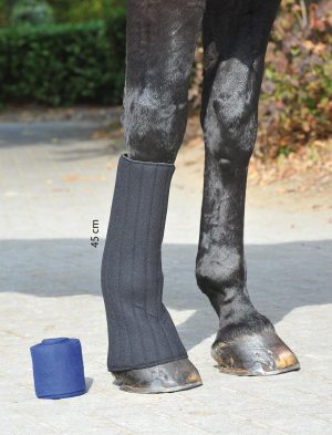 BUSSE Bandagen-Unterlagen Klett Bandagierunterlagen Schwarz | kavalio - für mich und mein Pferd