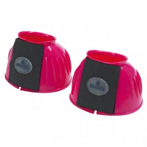 BUSSE Hufglocken Sturdy Klettverschluss Gummiglocken Fuchsia L | kavalio - für mich und mein Pferd