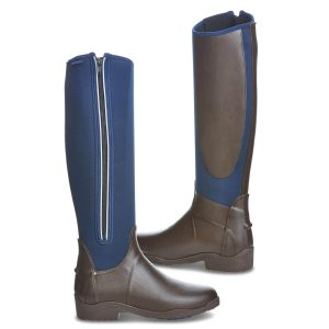BUSSE Reitstiefel Mud-Boots Calgary Braun/ Navy | kavalio - für mich und mein Pferd