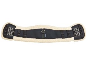 BUSSE Sattelgurt Art-Fur-Curved Dressur D Schwarz/ Natur | kavalio - für mich und mein Pferd