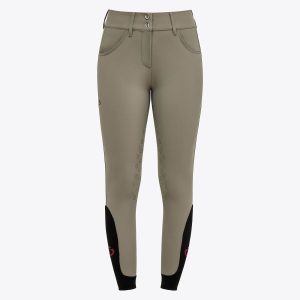 Cavalleria Toscana Reithose Damen American Full Grip Vollbesatz Damenreithose Foliage Green 38 (IT44) | kavalio - für mich und mein Pferd