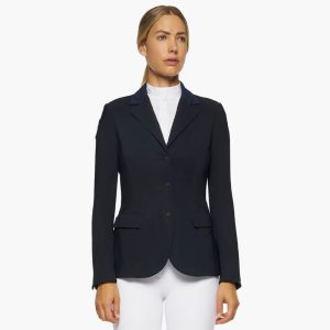 Cavalleria Toscana Turnierjacket Damen GP Zip Riding Jacket Turniersakko Navy 34 (IT40) | kavalio - für mich und mein Pferd