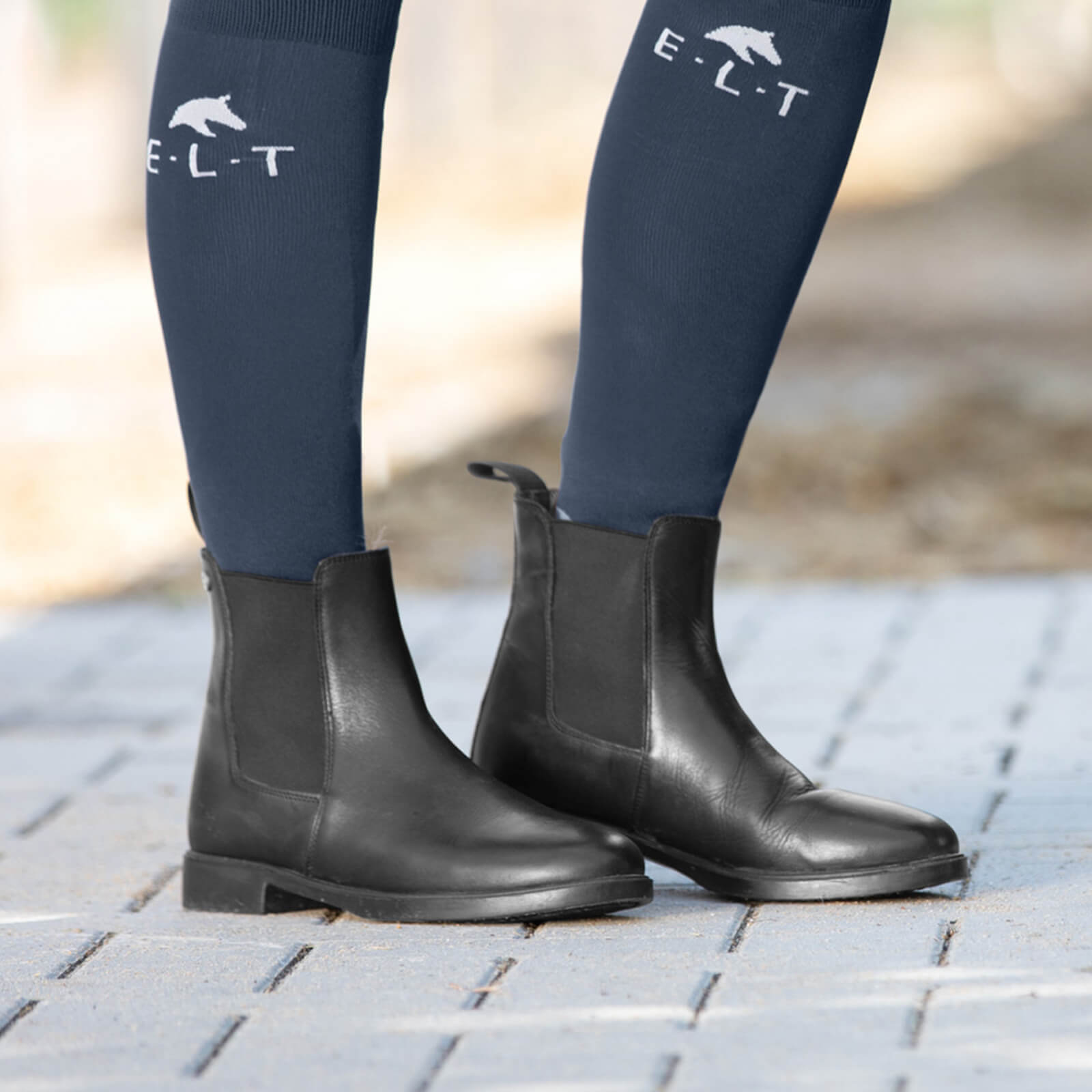 E.L.T Jodhpurstiefelette Classic Reitstiefeletten Schwarz | kavalio - für mich und mein Pferd – Bild 2
