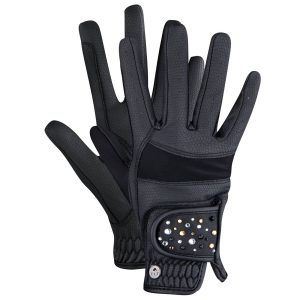 E.L.T Reithandschuh Brilliant Schwarz XS | kavalio - für mich und mein Pferd