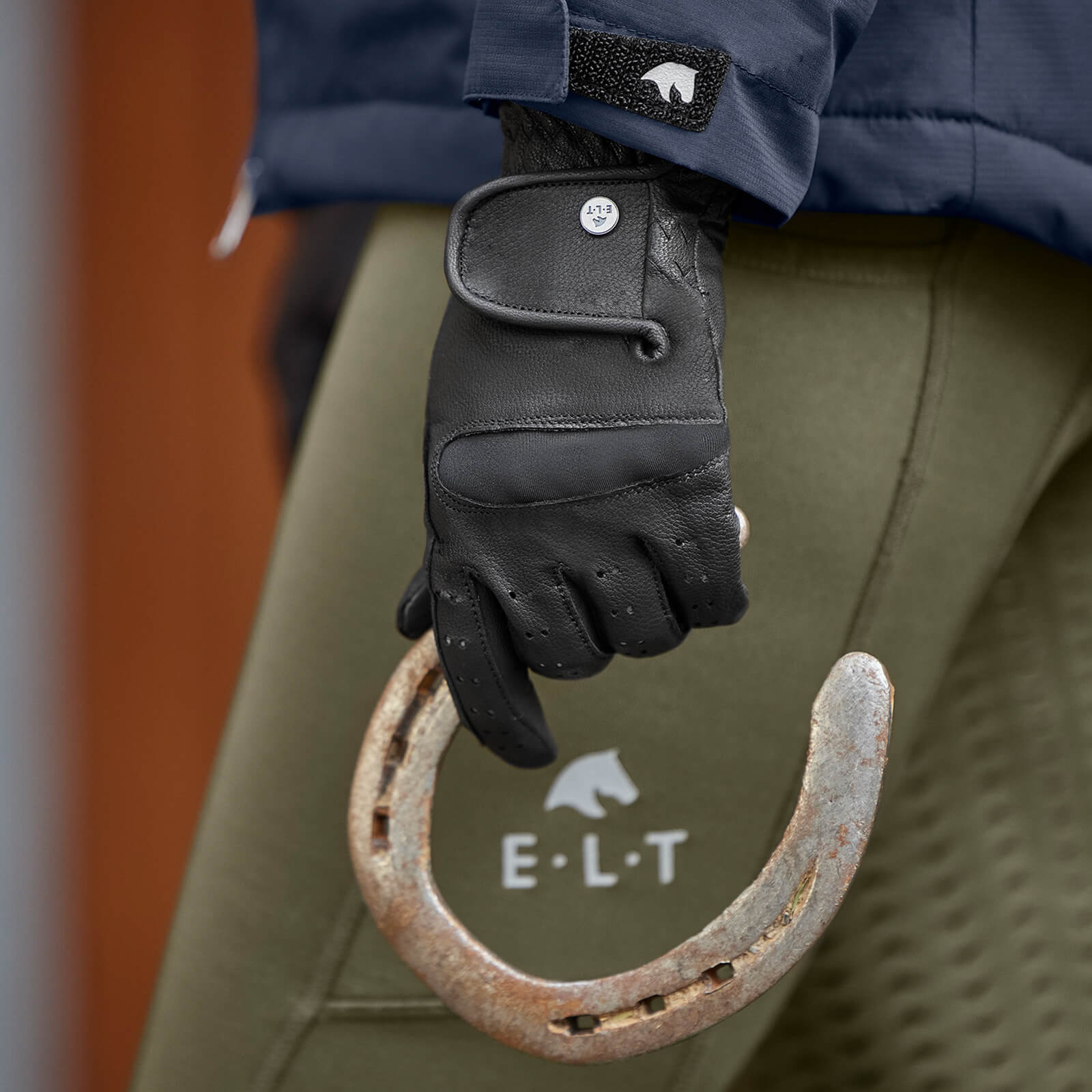 E.L.T Reithandschuh Deluxe Schwarz L | kavalio - für mich und mein Pferd – Bild 2