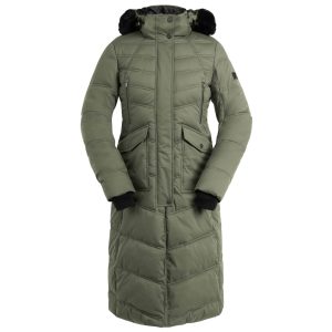 E.L.T Wintermantel Damen Saphira Reitmantel Olive L | kavalio - für mich und mein Pferd