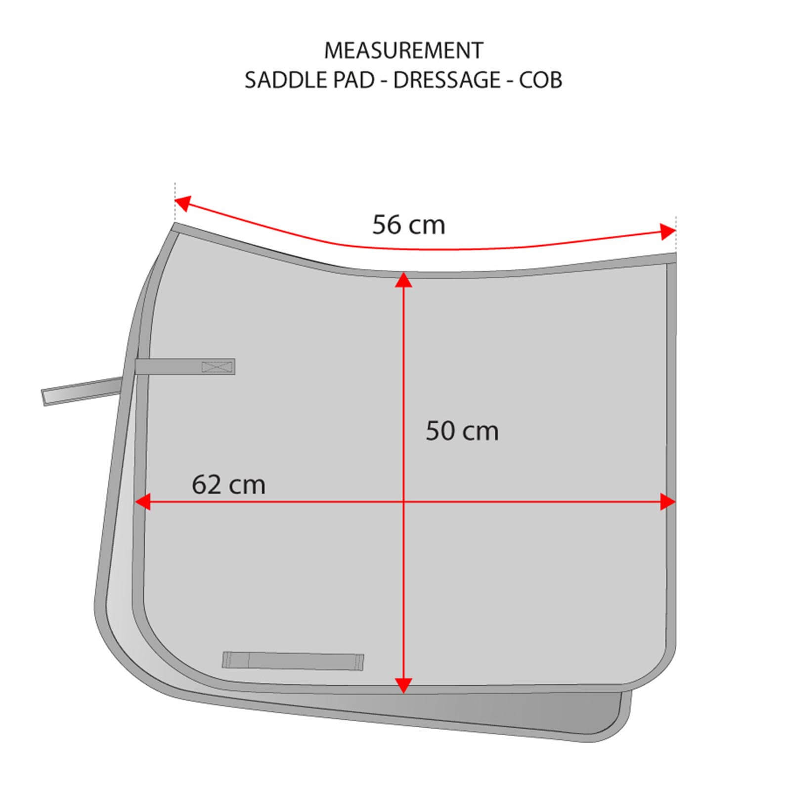 Equestrian Stockholm Dressurschabracke Pink Pearl Schabracke Cob | kavalio - für mich und mein Pferd – Bild 2