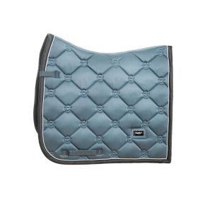 Equestrian Stockholm Dressurschabracke Steel Blue FS 2022 Sattelunterlage Steel Blue Full | kavalio - für mich und mein Pferd