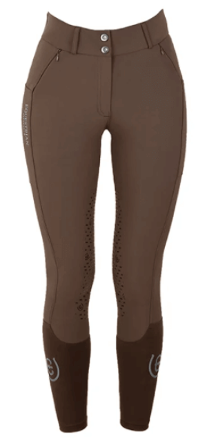 Equestrian Stockholm Reithose Jump Elite Mid Brown 40 | kavalio - für mich und mein Pferd