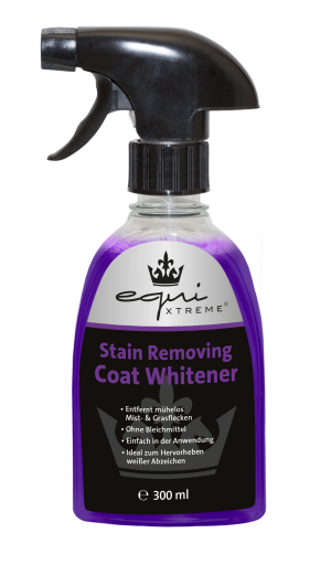 equiXTREME Fleckenentferner Stain Removing Coat Whitener Schimmelspray | kavalio - für mich und mein Pferd