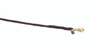 Eskadron Anbindestrick Panikhaken vermessingt Darkbrown | kavalio - für mich und mein Pferd