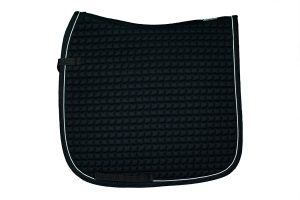 Eskadron Dressurschabracke Cotton Silver Basics Sattelunterlage Schwarz Full | kavalio - für mich und mein Pferd