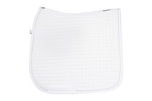Eskadron Dressurschabracke Cotton Silver Basics Sattelunterlage Weiß Full | kavalio - für mich und mein Pferd