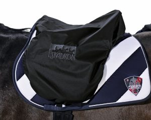 Eskadron Sattelüberzug Sattelschoner Sattelbezug Schwarz | kavalio - für mich und mein Pferd