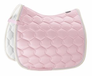 Eskadron Schabracke Glossy Wave Kontrast Sattelunterlage Powderrose VS | kavalio - für mich und mein Pferd