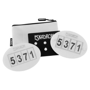 Eskadron Startnummern Set Quick Pin 4er-Set Weiß | kavalio - für mich und mein Pferd